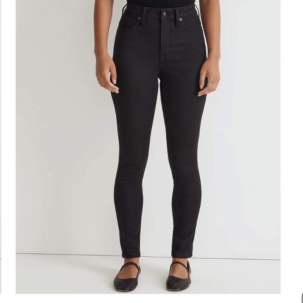 Madewell black jeans, high-size, size 27 curvy - Excellent condition!